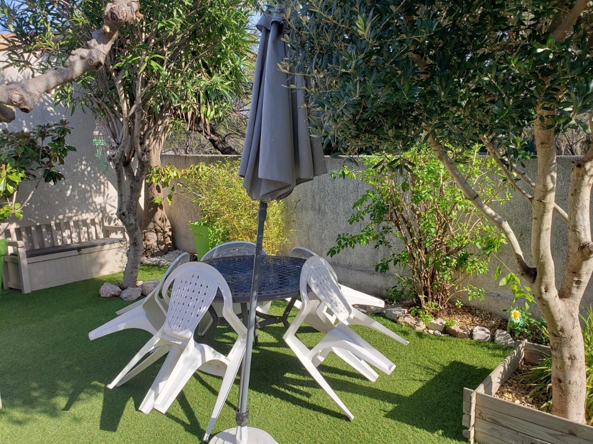 Reve Bleu, Maison T3 Frontignan Plage Avec Jardin, Mer A 250M, Clim & Parking Buitenkant foto